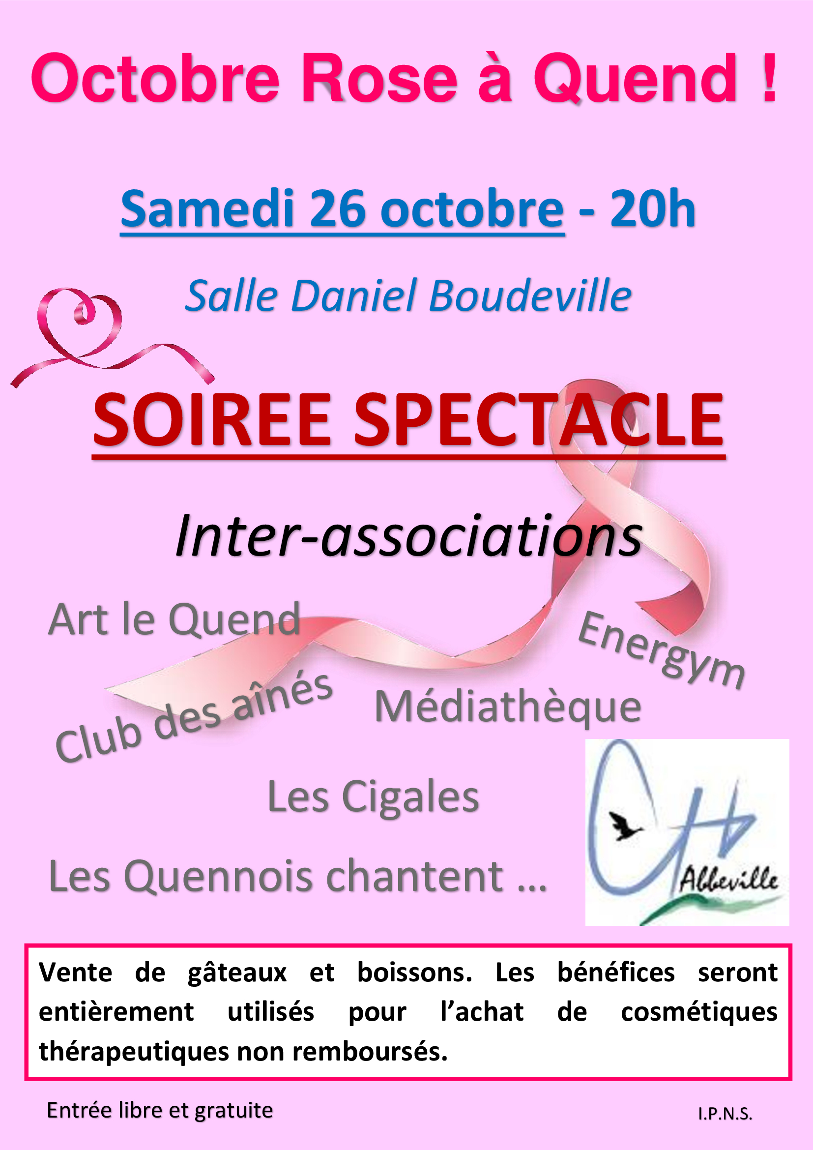 Soirée Octobre rose